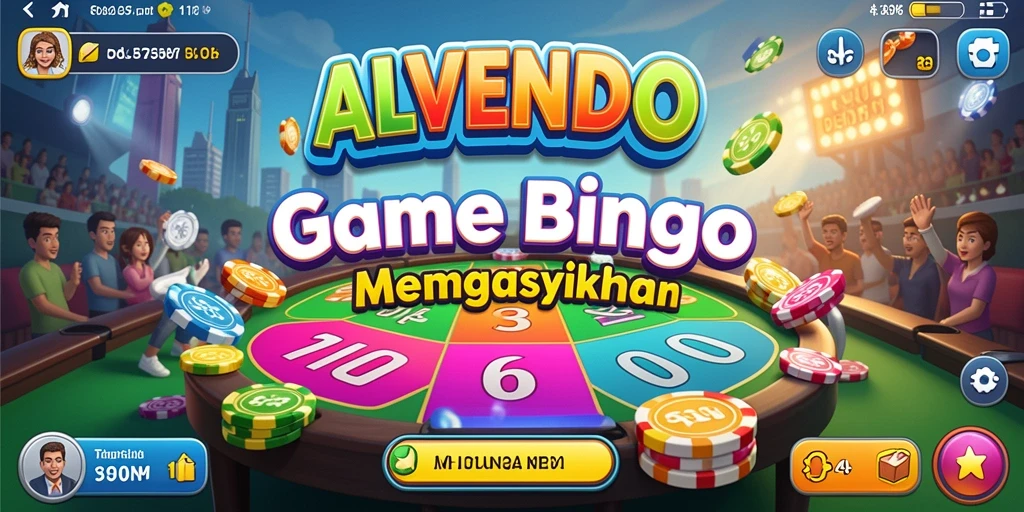 Tampilan gameplay Bingo yang seru dan interaktif di ALVENDO.