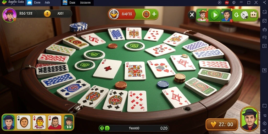 Tampilan gameplay Gaple yang menarik dari API77.