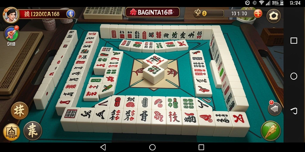 Tampilan gameplay Mahjong yang seru dan menantang di BAGINTA168.