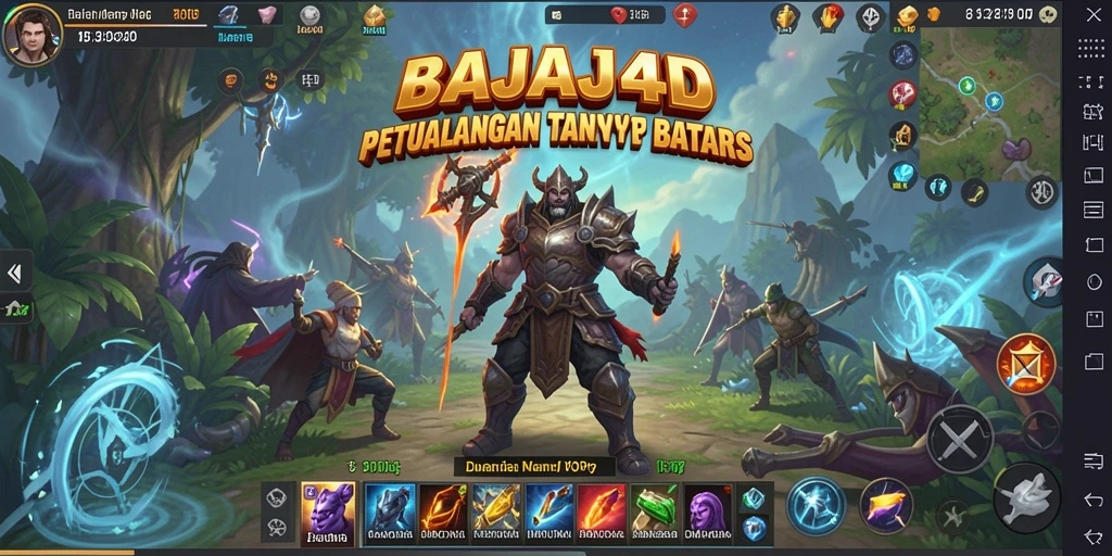 Screenshot gameplay BAJAJ4D yang menampilkan petualangan seru di dunia MMORPG.