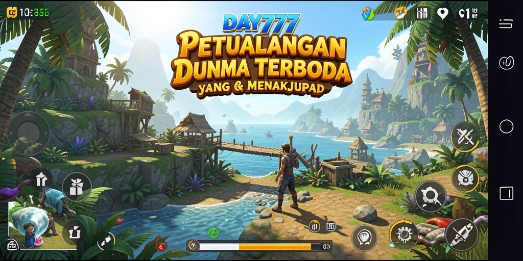 Menampilkan gameplay luas dan realistis dari DAY777 yang mengesankan.
