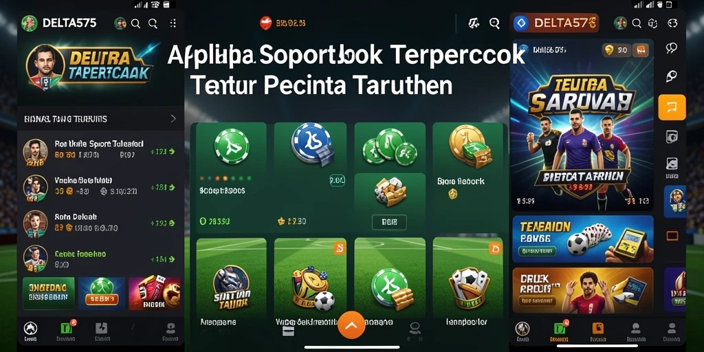 Screenshot gameplay DELTA575 menampilkan pengalaman taruhan olahraga yang interaktif.