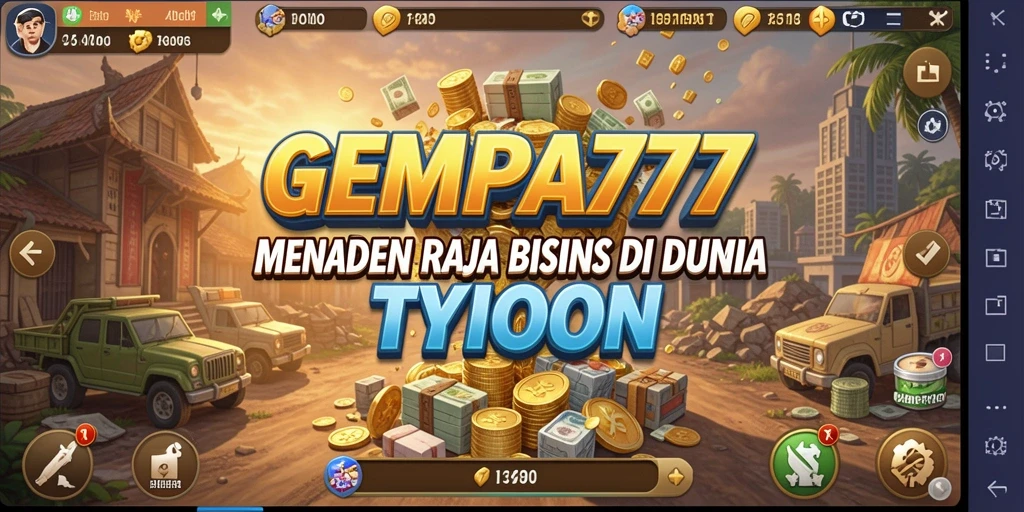 Tampilan utama gameplay <strong>GEMPA777</strong> yang seru dan penuh tantangan Tycoon.