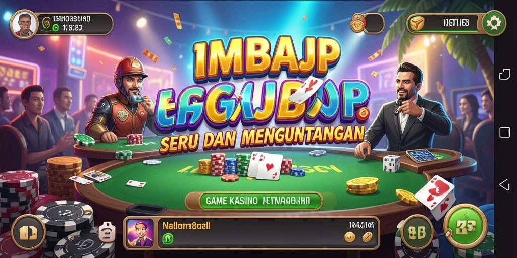 Screenshot IMBAJP menampilkan gameplay seru permainan kasino yang menarik.