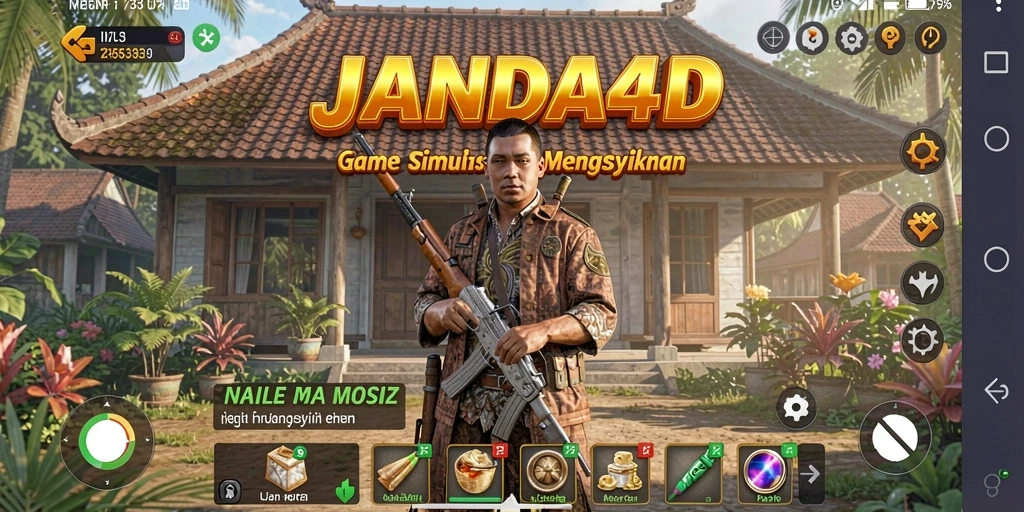 Tampilan gameplay JANDA4D yang seru dan interaktif.