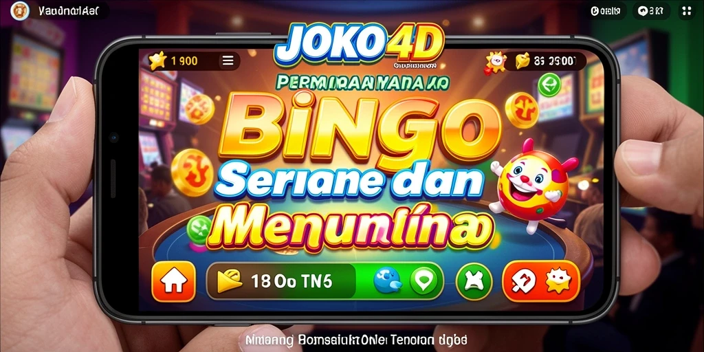 Screenshot utama JOKO4D menampilkan gameplay Bingo yang seru.