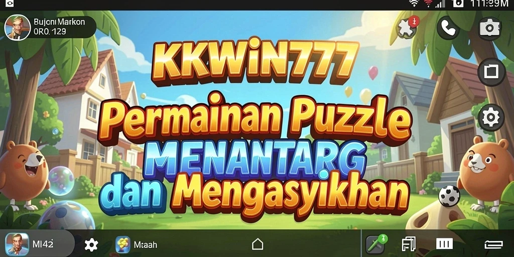Screenshot gameplay KKWIN777 yang menampilkan tantangan puzzle.