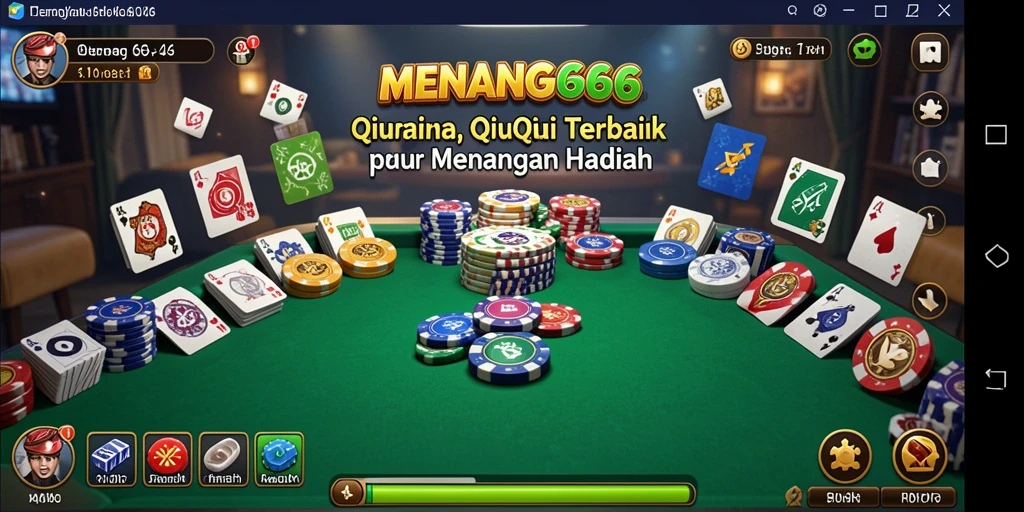 Screenshot MENANG666 menunjukkan keseruan gameplay QiuQiu.