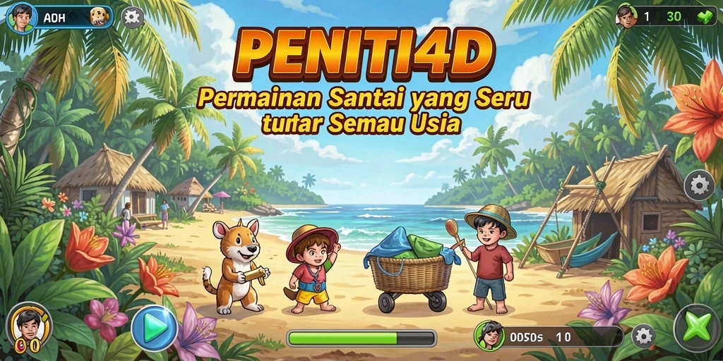 Screenshot menampilkan gameplay seru dari PENITI4D.