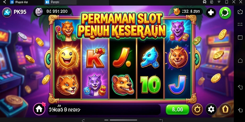 Screenshot PK95 menampilkan aksi gameplay Slot yang mendebarkan.