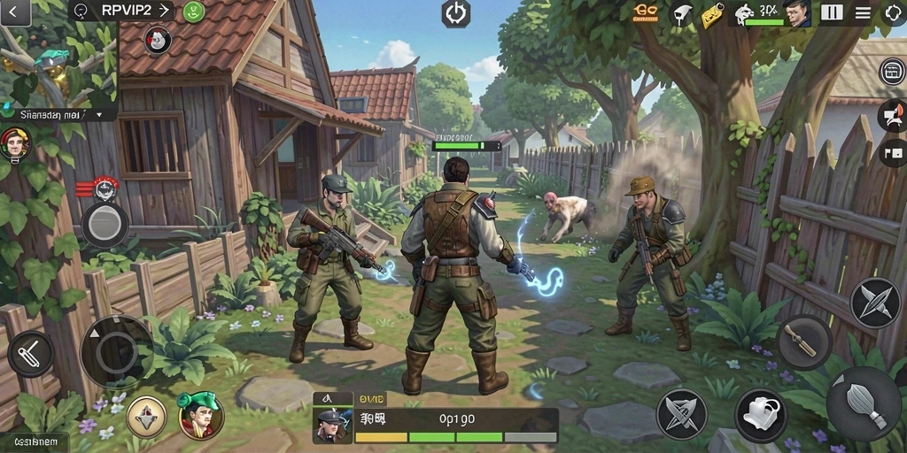 Screenshot menunjukkan momen seru dalam gameplay RPVIP2.