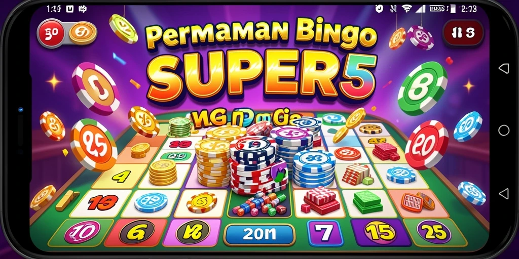 Screenshot SUPER5 menampilkan momen seru saat bermain Bingo.